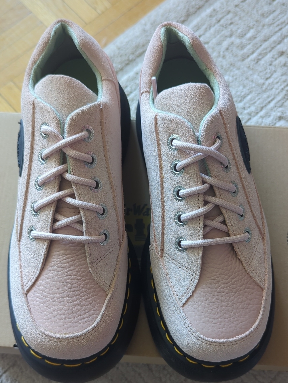 Doc Martens Buzz 5I Powder Pink Suede - Size 8 - Picture 4 of 7